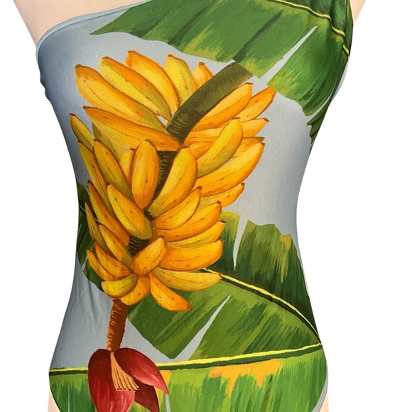 FARM Rio Fresh Bananas One -Piece Swimsuit size large - Picture 5 of 11
